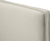 Geri Black Velvet Bed with Stylish Piping & Dual Gold/Chrome Legs for Contemporary Elegance