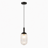 Giza Pendant Lamp - Black and Clear
