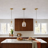 Glowline Pendant Lamp - Gold and Clear
