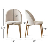 Goteborg Modern Upholstered Dining Chair (Set of 2)