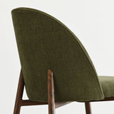 Goteborg Upholstered Dining Chair with Walnut legs (Set of 4)