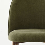 Goteborg Upholstered Dining Chair with Walnut legs (Set of 4)