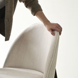 Goteborg Upholstered Dining Chair with Walnut legs (Set of 4)