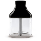 Retro-Style Hand Blender with Accessory Set - Black