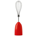 Retro-Style Hand Blender with Accessory Set - Red