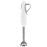 Retro-Style Hand Blender with Accessory Set - White