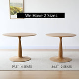 Harper Modern 34.5" Round Dining Table
