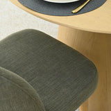 Havana Linen Upholstered Dining Chair with Solid Wood Legs (Set of 8)