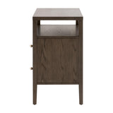 Highland Open Shelf 2-Drawer Nightstand