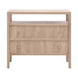 Highland Open Shelf, 2-Drawer Nightstand