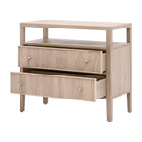 Highland Open Shelf, 2-Drawer Nightstand