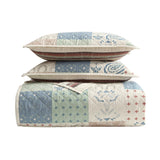 Patchwork Paisley Reversible Quilt Set