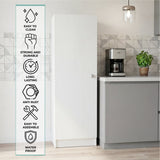 Tuhome Belleria Single Door Narrow Storage Cabinet and Pantry with 4 Interior Shelves, Slim Storage Unit for Kitchen, Bedroom, Office, or Living Room