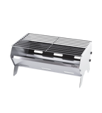 INGRILL Portable Charcoal Grill – Compact Stainless Steel Picnic BBQ, Foldable & Lightweight with Carrying Case for Camping, Tailgating & Outdoor Cooking