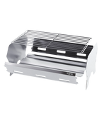 INGRILL Portable Charcoal Grill – Compact Stainless Steel Picnic BBQ, Foldable & Lightweight with Carrying Case for Camping, Tailgating & Outdoor Cooking