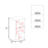 TUHOME Bathbi Medicine Cabinet with Single Door, Two Interior Shelves and Open Storage Shelf, Wall-Mounted Space-Saving Design for Organized Bathroom Essentials, Practical Everyday Functionality for Modern Home Use