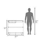 Utility Sink Zurich, Two Large Drawers