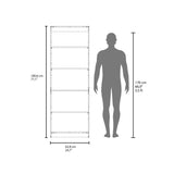 Home 4-Shelf Bookcase with Open Storage, Freestanding Modern Design for Living Rooms, Offices, or Bedrooms, Practical and Elegant Storage Solution with Clean Lines and Sturdy Construction