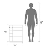 Meller Wall-Mounted Medicine Cabinet with One Door and 3 Open Shelves, Modern Bathroom Storage Organizer for Toiletries, Skincare, and Daily Essentials, Stylish Wall-Mounted Design for Efficient Organization