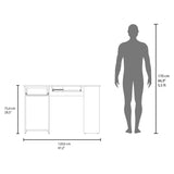 Jasper L-Shaped Corner Desk with Two Side Shelves, Space-Saving Home Office and Study Table, Modern Workstation with Ample Storage, Efficient Corner Desk for Organizing Office Supplies and Study Materials