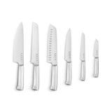 Knife Block Set - Retro-Style Cream