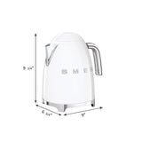 Retro-Style Electric Kettle (7 Cups) - White