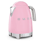 Retro-Style Electric Kettle (7 Cups) - Pink