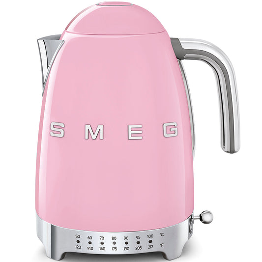 Retro-Style Electric Kettle (7 Cups) - Pink