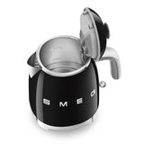 Mini Electric Kettle (3 Cups) - Retro-Style Black