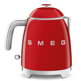 Mini Electric Kettle (3 Cups) - Retro-Style Red