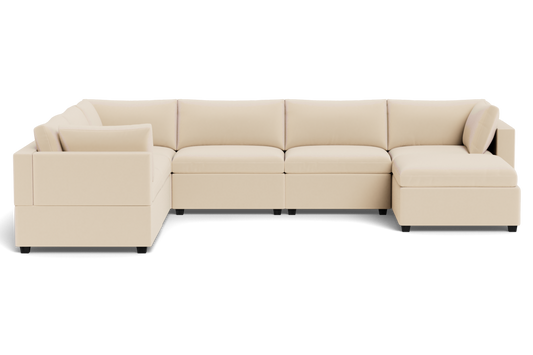 Kova Box Cushion Grand Corner + Ottoman