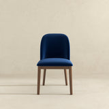 Kaitlyn Navy Blue Velvet Dining Chair (Set Of 2)