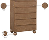 Kent Chest - Elegant Solid Ash Wood Storage Solution with Timeless Design and Luxurious Ball Legs