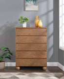 Kent Chest - Elegant Solid Ash Wood Storage Solution with Timeless Design and Luxurious Ball Legs
