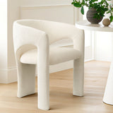 Khloe Modern Chenille Dining Chair with Arms (Set of 6)