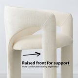 Khloe Modern Chenille Dining Chair with Arms (Set of 4)