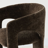 Khloe Modern Chenille Dining Chair with Arms (Set of 2)