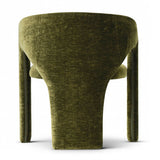 Khloe Modern Chenille Dining Chair with Arms (Set of 2)