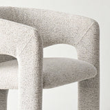 Khloe Modern Chenille Dining Chair with Arms (Set of 4)