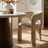 Khloe Modern Leopard Chair with Arms (1-Piece)