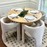 Musk 41.5" Modern Round Dining Table