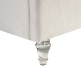 Kira Elegant Acrylic Bed with Deep Button Tufting for a Luxurious and Modern Bedroom Upgrade