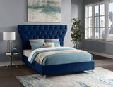 Kira Elegant Acrylic Bed with Deep Button Tufting for a Luxurious and Modern Bedroom Upgrade