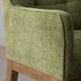 Lawrence Modern Upholstered Dining Chairs with Arms (Set of 2)