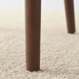 London Upholstered Solid Wood Full Back Dining Chair (Set of 4)