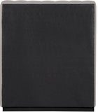 Lucia Upholstered Bed - Stylish Linen Textured Fabric, Deep Channel Tufting & Solid Wood Base Design