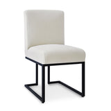 Mason Modern Metal Frame Upholstered Dining Chair (Set of 2)
