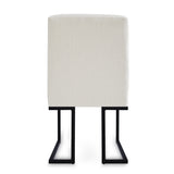 Mason Modern Metal Frame Upholstered Dining Chair (Set of 2)
