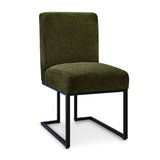 Mason Modern Metal Frame Upholstered Dining Chair (Set of 2)