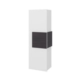 Vanguard Wall-Mounted Single Door Medicine Cabinet with 3 Interior Storage Shleves, Space-Saving Bathroom Storage Organizer with Concealed Shelving
